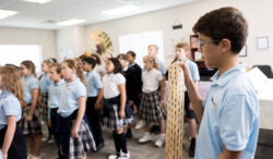 Students enjoy a rich music curriculum.